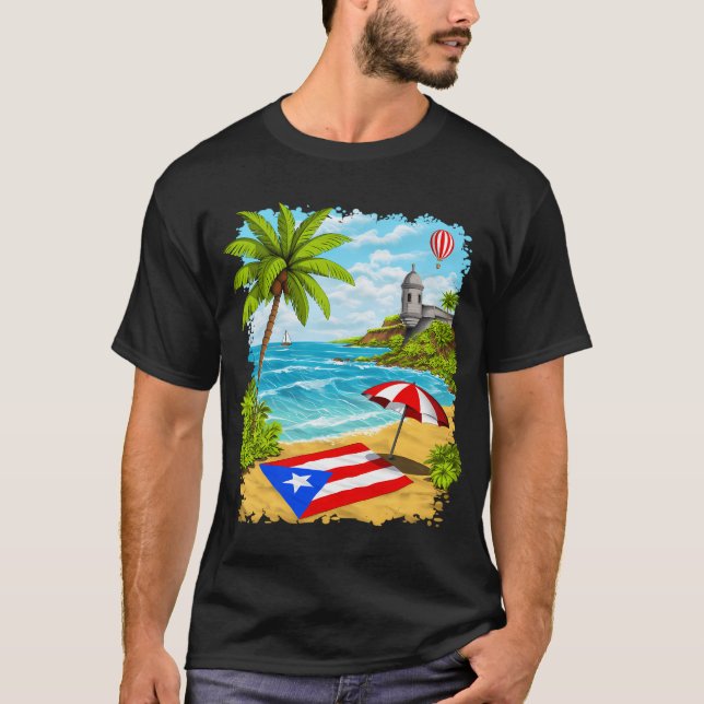 Puerto Rico semester T Shirt (Framsida)