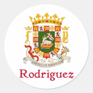 _ Puerto Rico Shield Runt Klistermärke