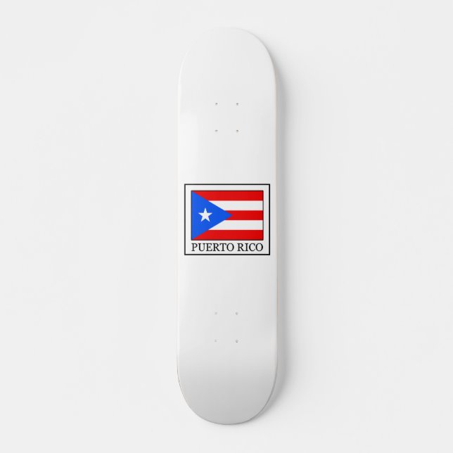 Puerto Rico Skateboard Bräda 19,5 Cm (Framsida)