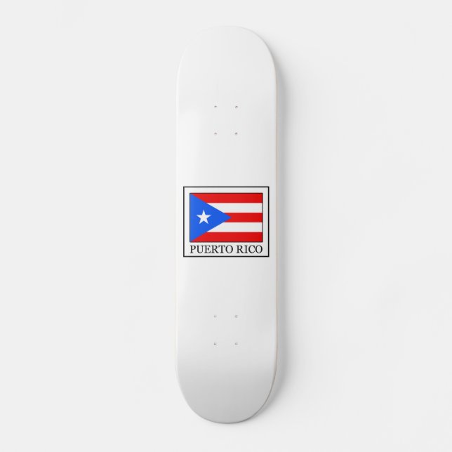 Puerto Rico Skateboard Bräda 20 Cm (Framsida)