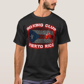 Puerto Rico som boxas klubbT-tröja T Shirt