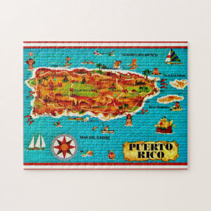 Puerto Rico Spanska 11x14 Pussel