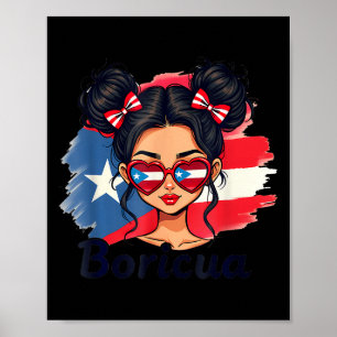 Puerto Rico spanskt kulturarv rödtott Puerto Ric Poster