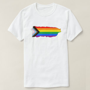 Puerto Rico Stat Stolthet HBTQ Progress Stolthet T Shirt