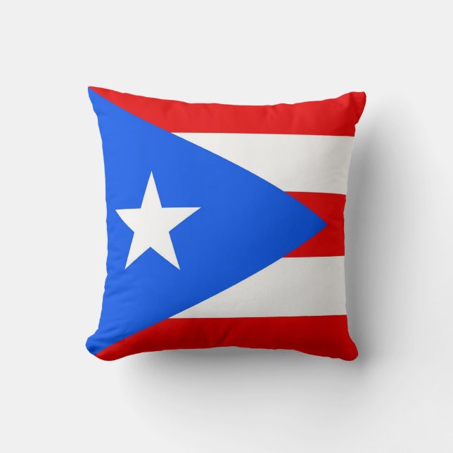 Puerto Rico Statlig flagga American MoJo Pillow Kudde (Framsida)