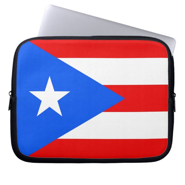 Puerto Rico Statlig flagga Laptop sleeve (Framsidan)