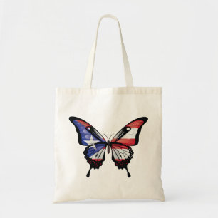 Puerto Rico Swallowtail Butterfly Flagga Tygkasse