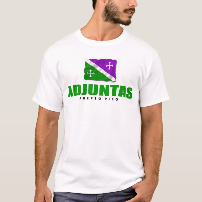 Puerto Rico t-skjorta: Adjuntas Tee Shirt (Framsida)