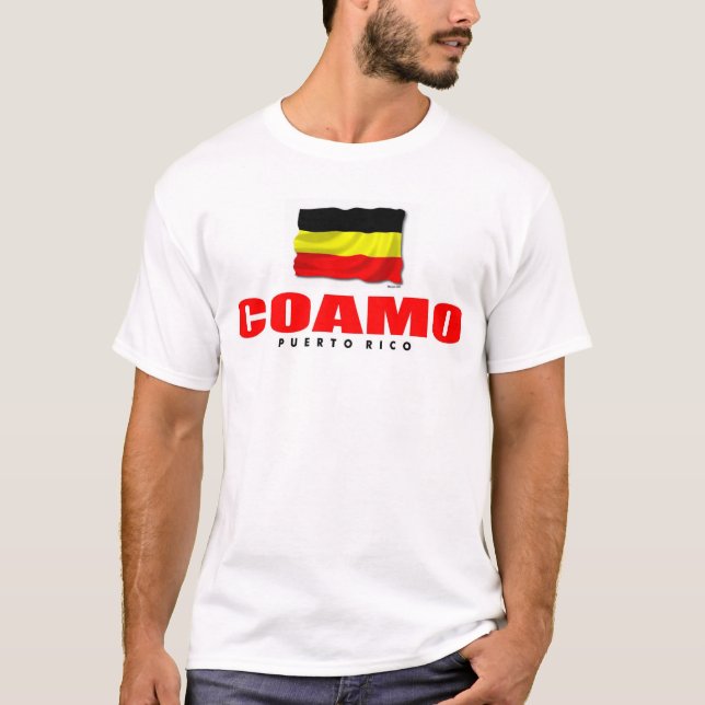 Puerto Rico t-skjorta: Coamo Tee Shirt (Framsida)