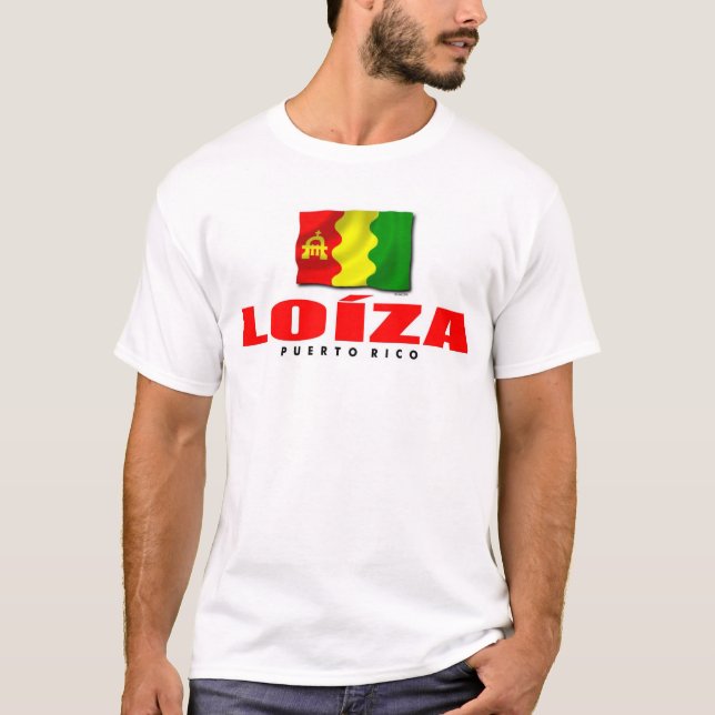 Puerto Rico t-skjorta: Loiza T-shirt (Framsida)