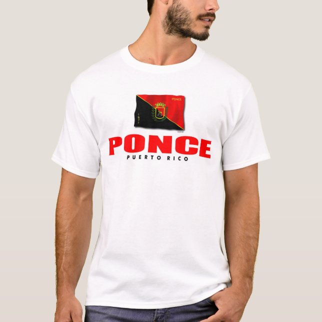 Puerto Rico t-skjorta: Ponce Tröja (Framsida)