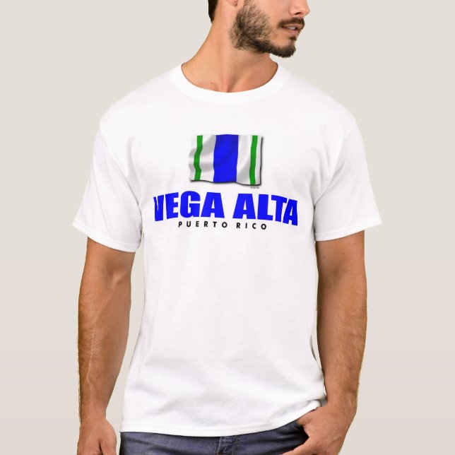 Puerto Rico t-skjorta: Vega Alta T-shirt (Framsida)