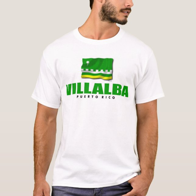 Puerto Rico t-skjorta: Villalba Tee (Framsida)