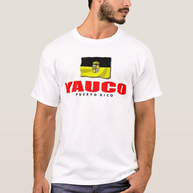 Puerto Rico t-skjorta: Yauco Tee (Framsida)