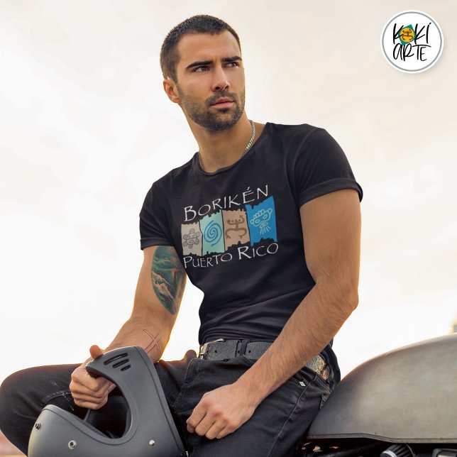 Puerto Rico Taíno Symbols T Shirt (Skapare uppladdad)