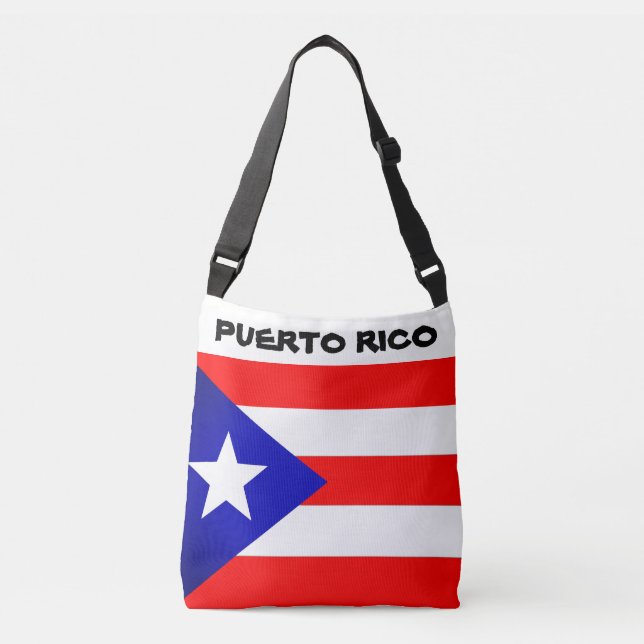 Puerto Rico Tote Bag Axelväska (Framsida)