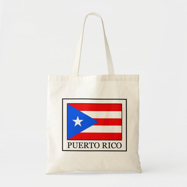 Puerto Rico tote bag Tygkasse (Framsidan)