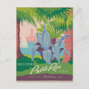 Puerto Rico Travel Vykort