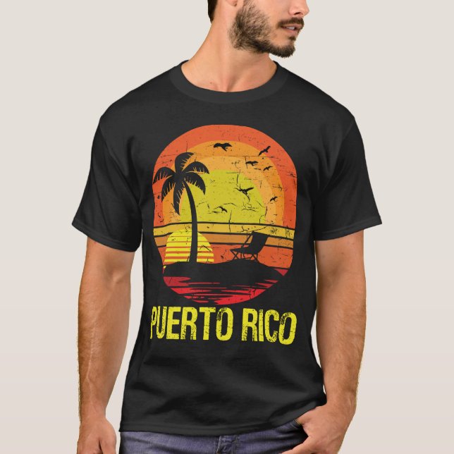 Puerto Rico Vacation Resa Puerto Rico Souvenirs T Shirt (Framsida)
