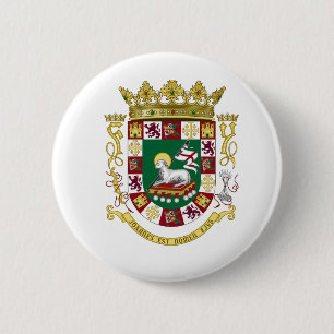 Puerto Rico vapensköld Knapp