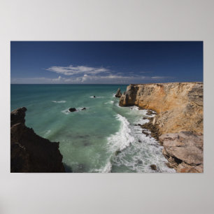 Puerto Rico, Väster, Kusten, Cabo Rojo, kusten 2 Poster