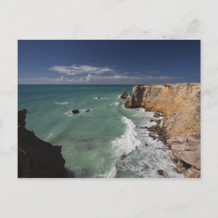 Puerto Rico, västkusten, Cabo Rojo, kustlinje 2 Vykort