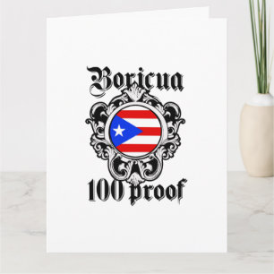 Puerto Rico Vikningshälsokort Kort