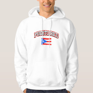 Puerto Rico vintageflagga Sweatshirt Med Luva