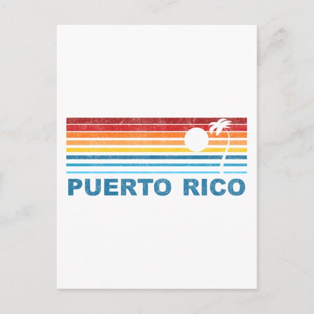 Puerto Rico Vykort (Framsida)