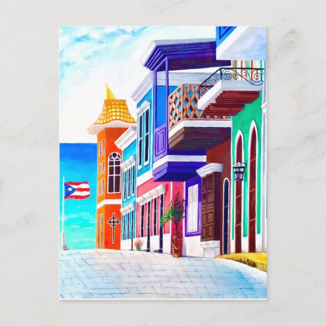 Puerto Rico Vykort (Framsida)