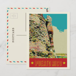 Puerto Rico, vykort för karibiska guana