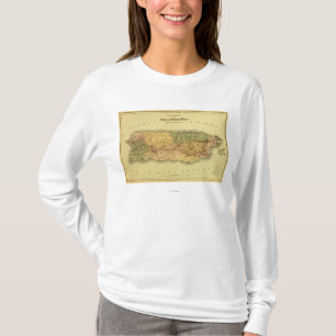 Puerto RicoPanoramic MapPuerto Rico Tee