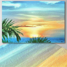 Puerto Sunset 1557 Canvas Art Print