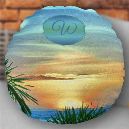 Puerto Sunset 1557 Rund Kudde