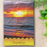 Puerto Sunset 1739 Kökshandduk<br><div class="desc">Måla "Puerto Sunset 1739" Upptäck köket med nya kökshanddukar! Designad under en livstid av använda, se underbar ut och städa upp också! Anpassa på produktsidan eller klicka på knappen "Anpassa" om du vill ha fler designalternativ. Designen skapades från min målning "Puerto Sunset 1739", som fångade ett vackert solnedgång i Puerto...</div>