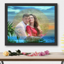 Puerto Sunset Kärlek 1557 Art Print