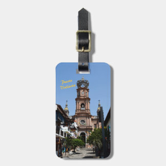 Puerto Vallarta Church Luggage Tag Bagagebricka