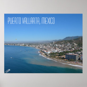 Puerto Vallarta City i Mexiko Poster