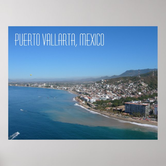 Puerto Vallarta City i Mexiko Poster (Framsidan)