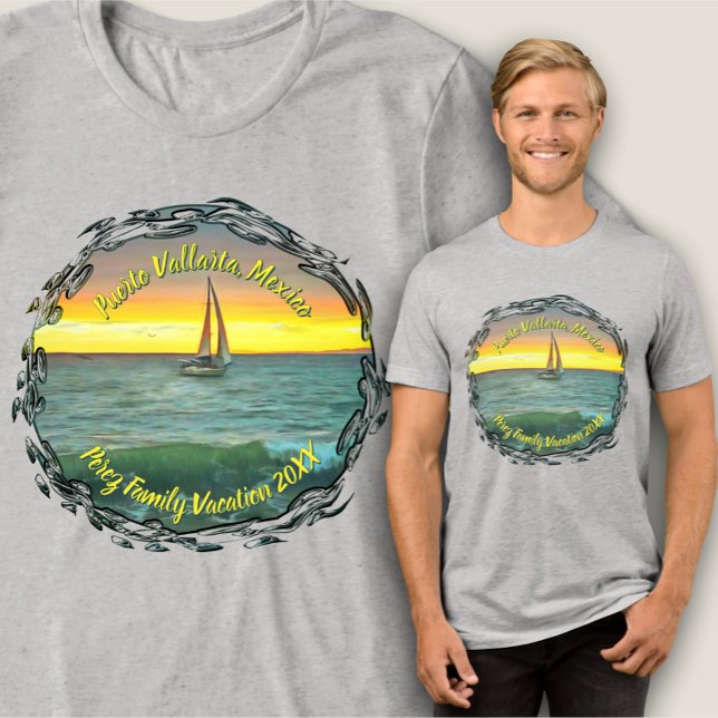 Puerto Vallarta Family Vacation 0884 T Shirt (Skapare uppladdad)