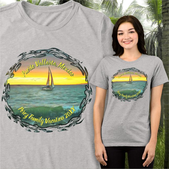 Puerto Vallarta Family Vacation 0884 T Shirt (Skapare uppladdad)