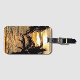 Puerto Vallarta Golden Summer Sunset Bagagebricka