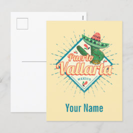 Puerto Vallarta Jalisco Mexico dangacactus Helg Vykort