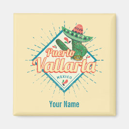 Puerto Vallarta Jalisco Mexico dangacactus Magnet