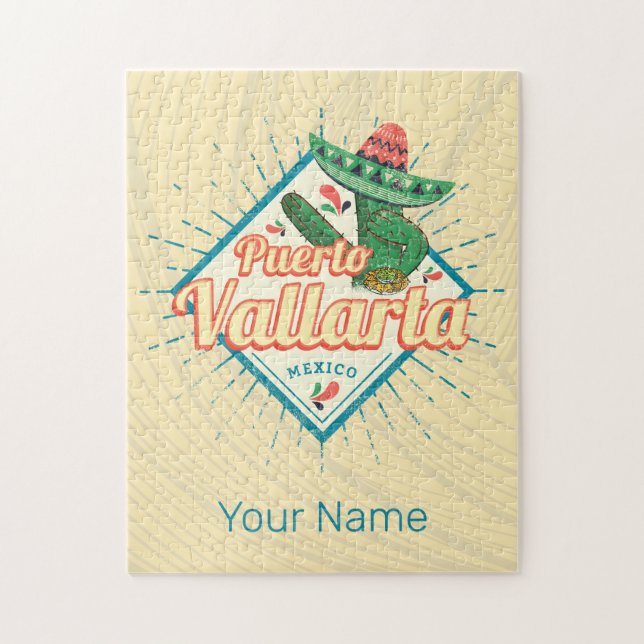 Puerto Vallarta Jalisco Mexico dangacactus Pussel (Vertikal)