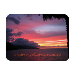 Puerto Vallarta Mexico solnedgångmagnet Magnet