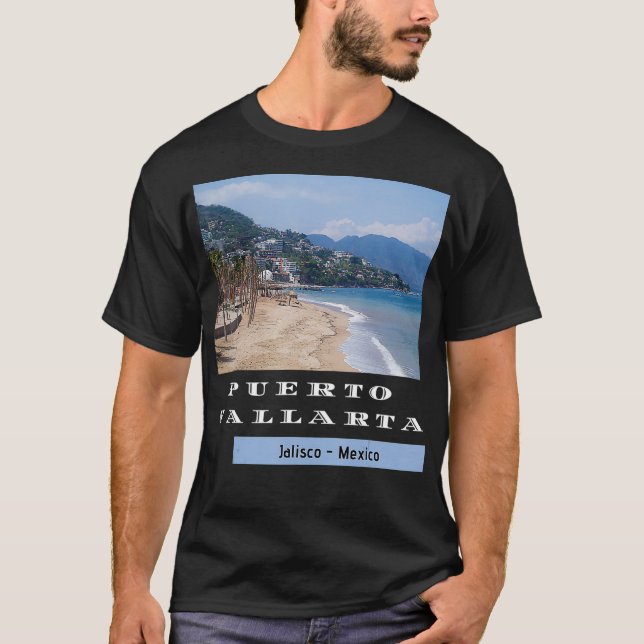 Puerto Vallarta Mexico Travel Souvenirs Travel Pho T Shirt (Framsida)