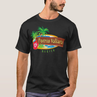 Puerto Vallarta Mexico Vintage MidCentury Design T Shirt