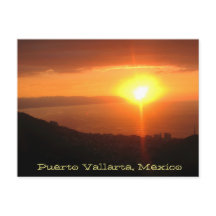 Puerto Vallarta, mexikanska sovenir-vykort