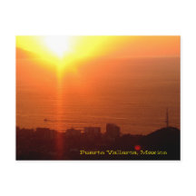 Puerto Vallarta, mexikanska sovenir-vykort